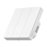 Sonoff ZBM5-3C-86W (3-kanaliline) Zigbee nutikas puuteekraaniga seinakl&uuml;lter