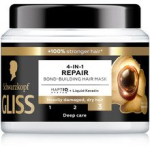 Gliss Repair 4-in-1 Hair Mask - Deep repair mask for severely damaged and dry hair 400ml