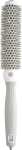 Olivia Garden Expert Blowout Speed Round Brush Wavy Bristles White & Grey 65 mm