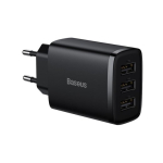 Baseus Kompaktne Seinalaadur 3 x USB / 17W