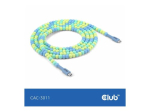Club 3D USB Type-C kaabel 2m sinine
