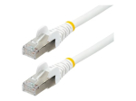 StarTech.com 50cm CAT6a kaabel - valge - madala suitsuga halogeenivaba (LSZH) - 10GbE 500MHz 100W ++ takistamata RJ-45 pingej&otilde;uga S/FTP v&otilde;rgu patch...