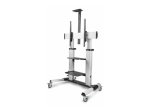Startech Rolling TV Cart/Stand On Wheels, Up to 100inch/220lb Screens Wheeled Stand Flat Panel