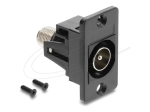 Delock F female antenna connector - black