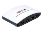 Delock USB 3.0 4-portiline v&auml;line HUB