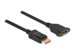 Delock 3m DisplayPort pikenduskaabel must