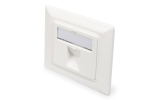 Digitus seinaplaat Keystone moodulitele, saksa t&uuml;&uuml;p, keskmine plaat 50x50 mm, raam 80x80 mm DN-93811