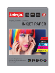 Activejet AP4-125M100 matt fotopaber tindiprinteritele; A4; 100 tk