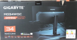 SALE OUT. GIGABYTE MONITOR 34" MO34WQC EK SALE OUT. SALE OUT. MO34WQC EK1 34 " OLED WQHD 175 Hz 0.03 ms 3440 x 1440 pixels 250 cd/m&sup2; HDMI ports qua