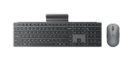 Lenovo 700 Modern Multi-Device Keyboard and Mouse Set Wireless Mouse included Bluetooth US Luna Grey