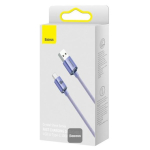 Baseus Crystal Shine USB-A - USB-C kaabel 100W 1,2m / violetne