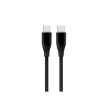 Gembird CC-USB2S-CMCM-1.5M-BK Premium silikoonist USB Type-C mees - USB Type-C mees kaabel 1.5m / must