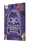 Forever Neolia SKULL WITH BONE Neon LED Sild