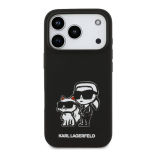Karl Lagerfeld vedel silikoon K&CH Sketch MagSafe kaitseklaas Apple iPhone 17 Pro jaoks