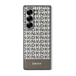 DKNY PU-nahast korduvmustriga alumise triibuga MagSafe &uuml;mbris Samsung Galaxy Z Fold 6 jaoks / pruun