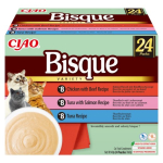 INABA Ciao Bisque Creamy soup with tuna, chicken, beef and salmon - kassatoidud - 24x40g