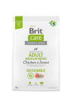 BRIT Care Dog Sustainable Adult Medium Breed Chicken & Insect - kuivkoeratoit - 3 kg