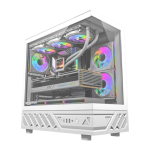 DarkFlash DS950 arvutikorpuse (valge) + 6 ventilaatorit