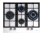 CATA hob LCI 6031 WH Gas on glass Number of burners/cooking zones 4 Rotary knobs White