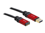 Delock Premium USB pikenduskaabel 3m Must
