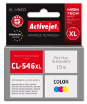 Activejet AC-546NX Printeri tint Canonile, asendus Canon CL-546XL; Supreme; 15 ml; v&auml;rviline, ts&uuml;aan, magenta, kollane