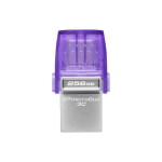 Kingston DataTraveler DT Micro Duo 3C 256 USB Type-C/Type-A Lilla