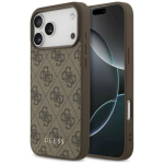 Guess 4G Classic &uuml;mbris iPhone 18 Pro Max / iPhone 17 Pro Max jaoks / pruun