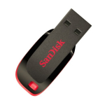 SanDisk Pendrive 32GB USB 2.0 Cruzer Blade Flash-m&auml;lu