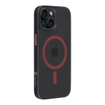 Taktikaline MagForce Hyperstealth 2.0 kate iPhone 15 jaoks / must/punane