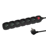 Esperanza ELK219K 6GN/5M Power Strip Black