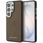Case Karl Lagerfeld Embossed Ring Initials MagSafe for Samsung Galaxy S26 Ultra / brown