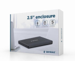 Gembird EE2-U3S-3 2.5" SATA to USB 3.0 Enclosure / black