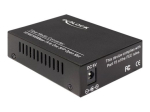 DeLOCK Media Converter 1000Base-T to SFP Fiber Media Converter Ethernet Fast Ethernet Gigabit Ethernet