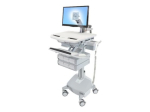 Ergotron StyleView mobiilk&auml;ru rattatega LCD-ekraani/klaviatuuri/hire/CPU/s&uuml;learvuti/vabarida skannerile kuni 24