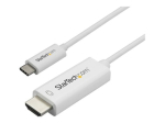 StarTech.com 3ft (1m) USB C kuni HDMI kaabel, 4K 60Hz USB Type C kuni HDMI 2.0 videoadapteri kaabel, Thunderbolt 3 &uuml;hilduv, s&uuml;learvuti kuni HDMI mo...