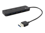 i-Tec USB 3.0 metallist HUB 4 portiga individuaalsete sisse/v&auml;lja l&uuml;lititega