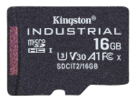 Kingston Industrial 16GB microSDHC kaart 100MB/s