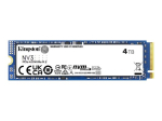 Kingston SSD NV3 4000 SSD vormifaktor M.2 2280 Tahkisdrive liides PCIe 4.0 x4 NVMe Lugemisspeed 6000 MB/s Kirjutamiskiirus 5000 MB/s
