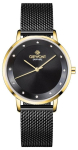 Giewont Sapphire naiste kell GW4130-B4 / kuld/must