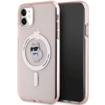 Karl Lagerfeld KLHMN61HFCCNOP IML Choupette MagSafe Hardcase iPhone 11/XR 6.1" jaoks / roosa
