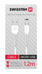 Swissten andmekabel USB / Micro USB 1.2m
