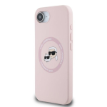 Karl Lagerfeld Liquid Silicone K&CH Heads MagSafe &uuml;mbris Apple iPhone 16e jaoks
