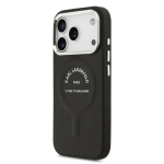 Karl Lagerfeld PU RSG logo MagSafe &uuml;mbris iPhone 17 Pro jaoks / must