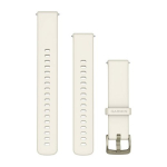 Garmin Quick Release silikoonist kellarihm 18mm Garmini kelladele / luuvalge