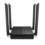 Juhtmevaba ruuter TP-LINK Wi-Fi 5 (802.11ac) Andmespeed 1200 Mbit/s Ethernet WAN Jah Ethernet LAN Jah 4xLAN port ARCHERC64