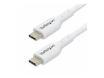 StarTech.com 3.3ft (1m) USB-C laadimiskaabel, Laadi ja s&uuml;nkroniseeri, 60W (3A) PD, USB 2.0 s&uuml;learvuti laadimiskaabel - Valge USB C laadimiskaabel U...