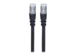 Intellinet v&otilde;rgukaabel, Cat6, 5m, must, vask, S/FTP, LSOH / LSZH, PVC, RJ45, kullatud kontaktid, Snagless, Booted, Polybag CAT 6 SFTP