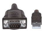 Manhattan Serial Adapter USB 115Kbps-kaabel