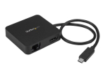 StarTech.com USB C Multiport Adapter, Portable USB-C Mini Dock 4K HDMI Video, Gigabit Ethernet, USB 3.0 Hub (1x USB-A 1x USB-C), USB Type-C Multipo