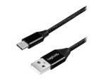 LogiLink 1m USB Kaabel Must